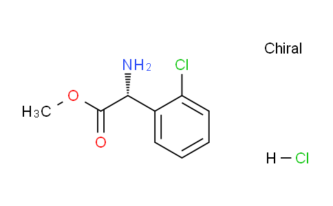 CAS No. 212838-70-5, (R)-Methyl 2-amino-2-(2-chlorophenyl)acetate hydrochloride