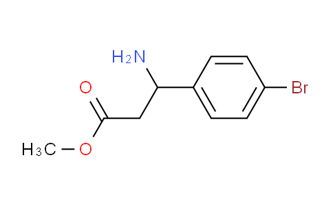 CAS No. 453557-71-6, Methyl 3-amino-3-(4-bromophenyl)propanoate