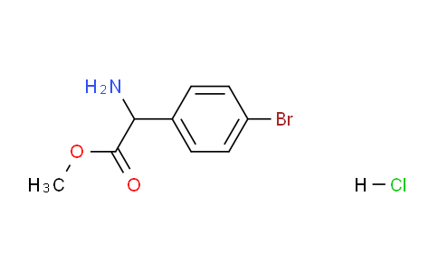 CAS No. 42718-20-7, Methyl 2-amino-2-(4-bromophenyl)acetate hydrochloride