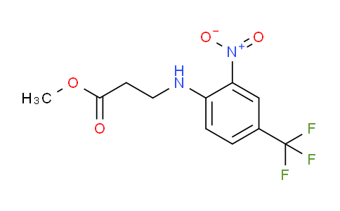 CAS No. 885949-93-9, Methyl 3-((2-nitro-4-(trifluoromethyl)phenyl)amino)propanoate