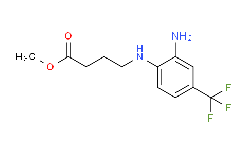 CAS No. 339101-34-7, Methyl 4-((2-amino-4-(trifluoromethyl)phenyl)amino)butanoate