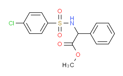 CAS No. 454473-65-5, Methyl 2-(4-chlorophenylsulfonamido)-2-phenylacetate