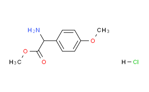 CAS No. 13226-99-8, Methyl 2-amino-2-(4-methoxyphenyl)acetate hydrochloride