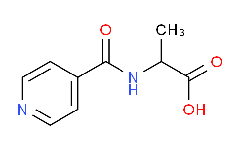 CAS No. 90868-31-8, 2-(Isonicotinamido)propanoic acid