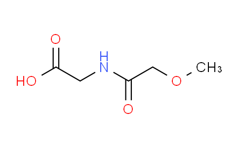 CAS No. 97871-77-7, 2-(2-Methoxyacetamido)acetic acid