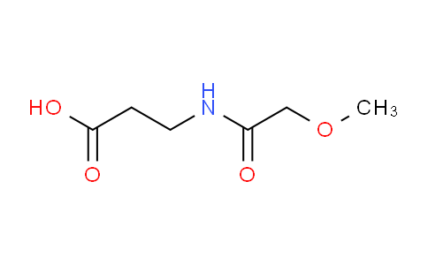 CAS No. 36855-37-5, 3-(2-Methoxyacetamido)propanoic acid