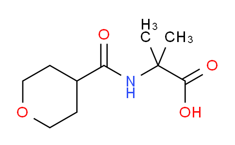CAS No. 1219979-74-4, 2-Methyl-2-(tetrahydro-2H-pyran-4-carboxamido)propanoic acid