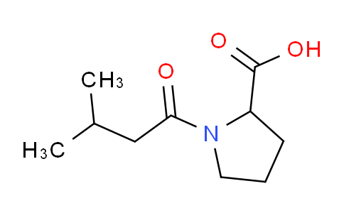CAS No. 60804-39-9, 1-(3-Methylbutanoyl)pyrrolidine-2-carboxylic acid