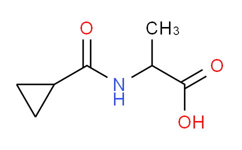 CAS No. 1397008-08-0, 2-(Cyclopropanecarboxamido)propanoic acid