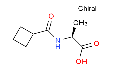CAS No. 118636-34-3, (S)-2-(Cyclobutanecarboxamido)propanoic acid