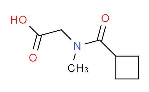 CAS No. 926222-61-9, 2-(N-Methylcyclobutanecarboxamido)acetic acid