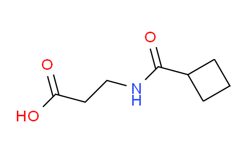 CAS No. 926216-31-1, 3-(Cyclobutanecarboxamido)propanoic acid