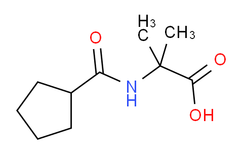 CAS No. 1220021-10-2, 2-(Cyclopentanecarboxamido)-2-methylpropanoic acid