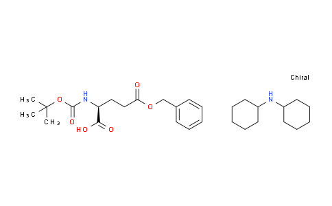 CAS No. 13574-84-0, Dicyclohexylamine (S)-5-(benzyloxy)-2-((tert-butoxycarbonyl)amino)-5-oxopentanoate