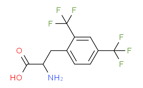 CAS No. 237076-67-4, 2-Amino-3-(2,4-bis(trifluoromethyl)phenyl)propanoic acid