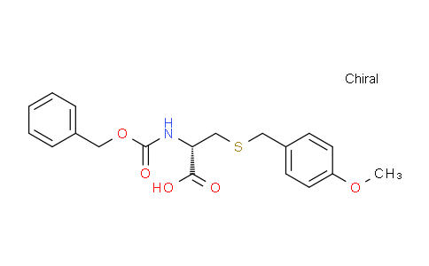 CAS No. 816446-81-8, (S)-2-(((Benzyloxy)carbonyl)amino)-3-((4-methoxybenzyl)thio)propanoic acid