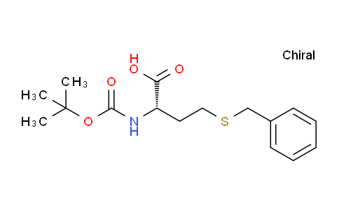 CAS No. 16947-99-2, (S)-4-(Benzylthio)-2-((tert-butoxycarbonyl)amino)butanoic acid