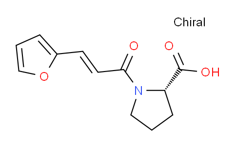 CAS No. 201156-86-7, (S)-1-(3-(Furan-2-yl)acryloyl)pyrrolidine-2-carboxylic acid
