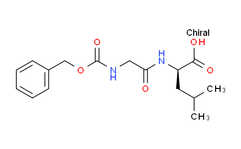CAS No. 57818-73-2, (R)-2-(2-(((benzyloxy)carbonyl)amino)acetamido)-4-methylpentanoic acid