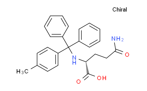 CAS No. 200716-84-3, (R)-5-Amino-2-((diphenyl(p-tolyl)methyl)amino)-5-oxopentanoic acid