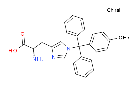 CAS No. 133367-32-5, (S)-2-Amino-3-(1-(diphenyl(p-tolyl)methyl)-1H-imidazol-4-yl)propanoic acid