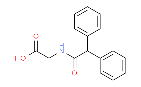 CAS No. 65707-74-6, 2-(2,2-Diphenylacetamido)acetic acid