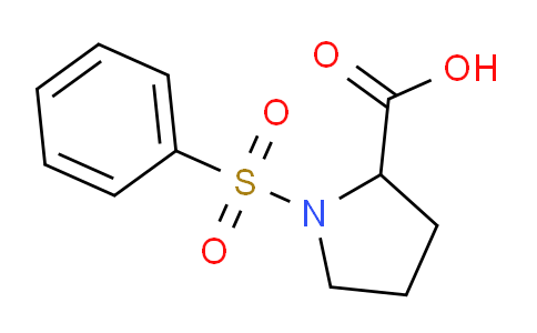 CAS No. 88425-47-2, 1-(Phenylsulfonyl)pyrrolidine-2-carboxylic acid