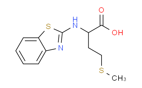 CAS No. 436810-97-8, 2-(Benzo[d]thiazol-2-ylamino)-4-(methylthio)butanoic acid