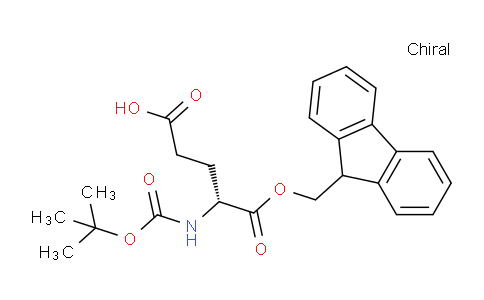 CAS No. 214630-10-1, (R)-5-((9H-Fluoren-9-yl)methoxy)-4-((tert-butoxycarbonyl)amino)-5-oxopentanoic acid