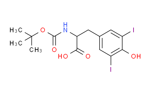CAS No. 1260011-49-1, 2-((tert-Butoxycarbonyl)amino)-3-(4-hydroxy-3,5-diiodophenyl)propanoic acid