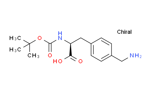 CAS No. 137452-49-4, (2S)-3-[4-(Aminomethyl)phenyl]-2-[(tert-butoxy)carbonylamino]propanoic acid