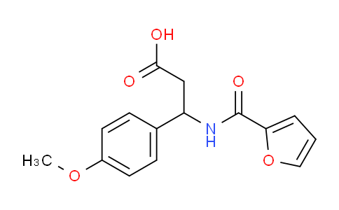 DY703225 | 332052-52-5 | 3-(Furan-2-carboxamido)-3-(4-methoxyphenyl)propanoic acid