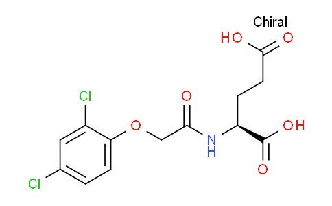 CAS No. 32773-59-4, (S)-2-(2-(2,4-Dichlorophenoxy)acetamido)pentanedioic acid