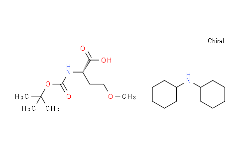 CAS No. 349545-91-1, Dicyclohexylamine (S)-2-((tert-butoxycarbonyl)amino)-4-methoxybutanoate