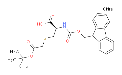 CAS No. 269730-62-3, N-(((9H-fluoren-9-yl)methoxy)carbonyl)-S-(2-(tert-butoxy)-2-oxoethyl)-L-cysteine