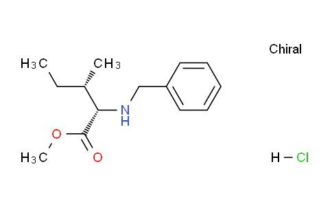 CAS No. 402929-56-0, (2S,3S)-Methyl 2-(benzylamino)-3-methylpentanoate hydrochloride