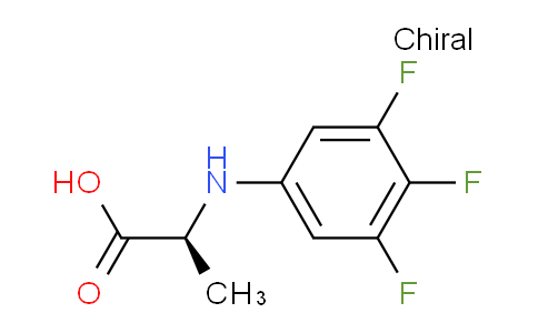 CAS No. 646066-73-1, (S)-2-((3,4,5-Trifluorophenyl)amino)propanoic acid