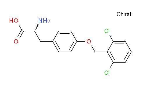 CAS No. 877932-39-3, (R)-2-Amino-3-(4-((2,6-dichlorobenzyl)oxy)phenyl)propanoic acid
