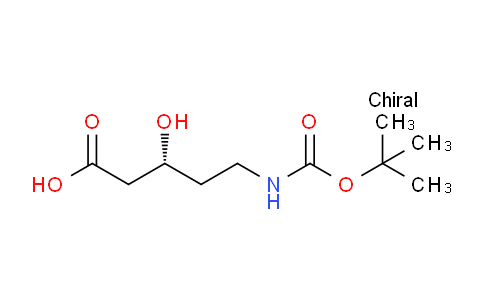 CAS No. 1217830-91-5, (R)-5-((tert-butoxycarbonyl)amino)-3-hydroxypentanoic acid