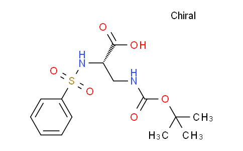 CAS No. 342888-28-2, (S)-Boc-3-amino-2-(phenylsulfonylamino)-propionic acid