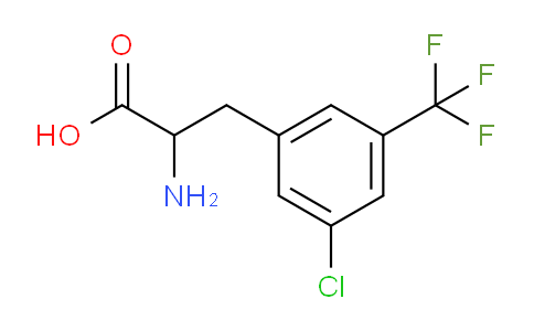 CAS No. 1259961-84-6, 2-Amino-3-(3-chloro-5-(trifluoromethyl)phenyl)propanoic acid