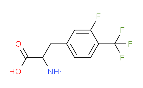 CAS No. 1215491-31-8, 2-Amino-3-(3-fluoro-4-(trifluoromethyl)phenyl)propanoic acid