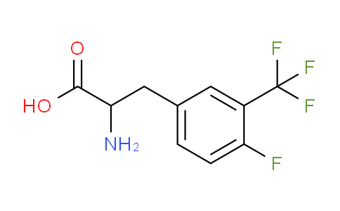 CAS No. 1260004-58-7, 2-Amino-3-(4-fluoro-3-(trifluoromethyl)phenyl)propanoic acid