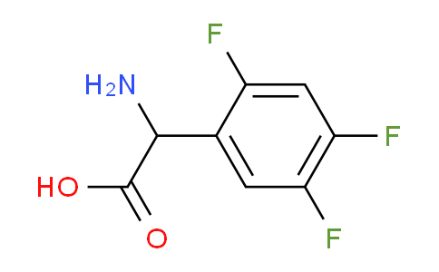 CAS No. 1043500-64-6, 2-Amino-2-(2,4,5-trifluorophenyl)acetic acid
