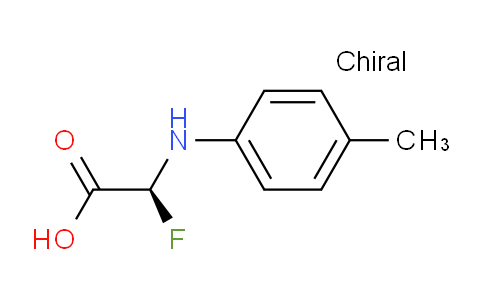 CAS No. 1039118-67-6, (S)-2-Fluoro-2-(p-tolylamino)acetic acid