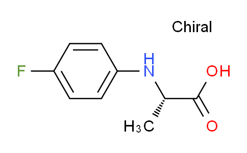 CAS No. 1039620-35-3, (S)-2-((4-Fluorophenyl)amino)propanoic acid