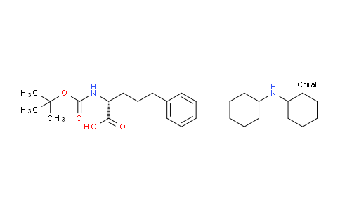 CAS No. 919529-74-1, Dicyclohexylamine (R)-2-((tert-butoxycarbonyl)amino)-5-phenylpentanoate