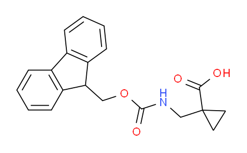 CAS No. 1263045-62-0, 1-(((((9H-Fluoren-9-yl)methoxy)carbonyl)amino)methyl)cyclopropanecarboxylic acid