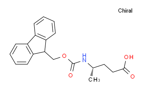 CAS No. 1014018-41-7, (S)-4-((((9H-Fluoren-9-yl)methoxy)carbonyl)amino)pentanoic acid