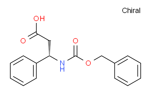 CAS No. 14441-08-8, (S)-3-(((Benzyloxy)carbonyl)amino)-3-phenylpropanoic acid